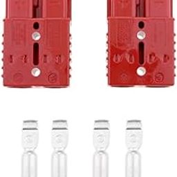 LOOM TREE® 1 Pair Electric Cable 600V 175A Connect Plugs For Wire Winch Atv Utv Quad | 2 Pieces Quick Connect Plugs-7