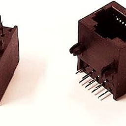 ERH India (Pack of 2 Pcs) RJ45 8 pin Female Connector Ethernet RJ45 Connector RJ45 Modular Jack RJ45 Cat6 LAN Female Socket Connector-image-27