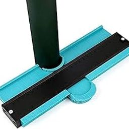 SHOPOLIFE Outline Ruler, 10 Inch Edge Size Copy Shape Tool, Contour Gauge Duplicator Tool, Marking Gauge, Irregular and Awkward Copy Shapes Tool for Tiles Pipe (Multi Colour- 1 Piece)-2