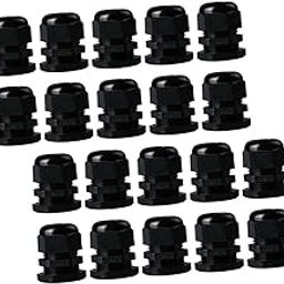 ETHZZLE 20pcs Cable Glands Nylon Cable Connectors for Outdoor Use Enhanced Sealing for Garden Junction Boxes and Devices-image-54