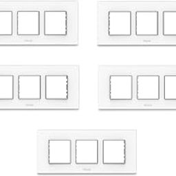 Goldmedal Air A3 6 Module (Horizontal & Vertical) Cover Plate, White - (Pack of 5)-picture-12