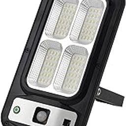 Motion Sensor Solar Street Lights for Outdoor, Led Pathway Lamp with Remote Control, Stainless Steel & Abs, 4-Row Led Lights, Simple Installation-image-21