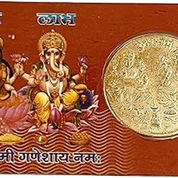 Laxmi Ganesh Coin (ATM Card Coin) for Wealth and Prosperity, Cash Box, Purse, Wallet-picture-20