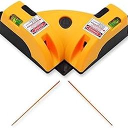 Eis 90 degree Vertical Horizontal Laser Line Projection | Square Level Laser | HF-DC01 Square Right Angle 90 Degree Vertical Horizontal Line Projection Laser Levels Measurement Tool-2