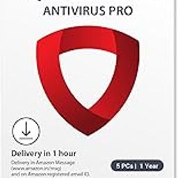 Quick Heal Antivirus Pro Latest Version - 5 PCs, 1 Years | AI Based Device Security for Laptop | Email and Browsing Protection (Email Delivery in 1 Hour- No CD)-5