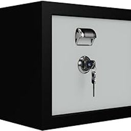 MAXSERA Digital Key Locker/Locker Intelligent Deposit Safe/Steel Household Mini Safe/Safety locker/Key Locker/Security box - (12"15"11") IN-image-43