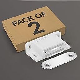 Plantex Door Catcher/Drawer Magnet for Cabinet/Cupboard/Wardrobe/Door Closer Magnet for Home/Office - Pack of 2 (White)-image-70