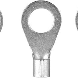 DECENT AIR SYSTEM® 16 Sqmm Ring Type Copper Cable Lugs with 8mm Stud Hole Perfect for 16mm Cable Reliable Connectors for Secure Cable Termination Pack of 25-1