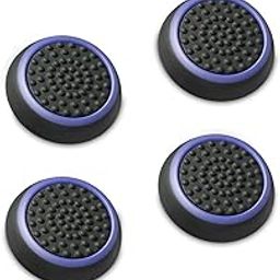 Tobo Silicone Grips Cap Thumb Stick Joystick Grips Compatible with PS4, PS3, Xbox 360, Xbox One Controller.[2 Pair / 4 Pcs] (Black&Blue)(TD-319GA-02)-image-18