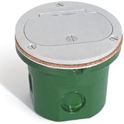 Lew Electric DFB-1-A Access Floor Box 4" Hinged Cover for Duplex Receptacle - Aluminum-image-34