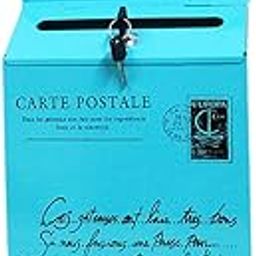 bnf®Creative Iron Mail/Letter/Post/Newspaper Holder Box Blue_Small Letters|Home & Garden | Home Improvement| Home Improvement-image-56