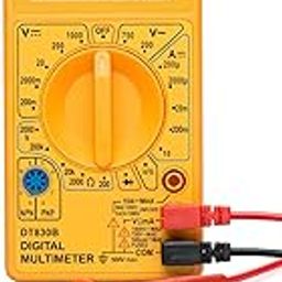 FEDUS Digital Multimeter Diode & Transistor Tester AC DC Volt Test Voltmeter, Automotive Multimeter Meter Tester, Measure Voltage Test, Car Battery Tester, Analog Multimeter Kit, Volt Meter-11