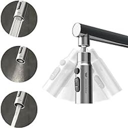 WaterScience Tap Extension for Kitchen Sink | 3 Flow Modes | Flexible Faucet Extender for Taps | Aerators for Water Tap | Upto 80% Water Saving - Compact-19