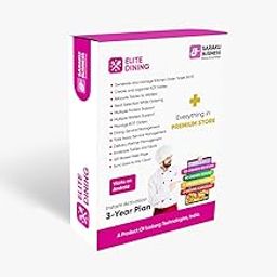 Saraku Business - Elite Dining Restaurant Management Software | 3-Year Elite Dining Plan | Android Compatible | KOT & Table Management | (Email Delivery) Instant Installation-19