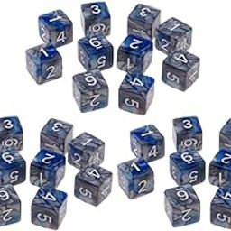 ATORSE Toy 30Pack 6-Sided Game Dice 16mm Dice for Board Games/Teaching Math -Toys & Hobbies-Games-Board & Traditional Games-Contemporary Manufacture-image-86