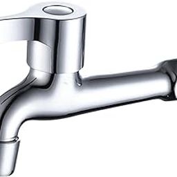 LOOM TREE® Washing Machine Faucet Laundry Faucet Water Tap for Outdoor Laundry Bathroom Copper Long Mesh-image-21