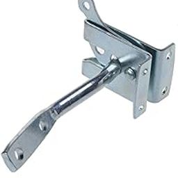 UJEAVETTE Iron Self Locking Gate Latch Gravity Safety Garden Door latches Gate Catch-picture-3