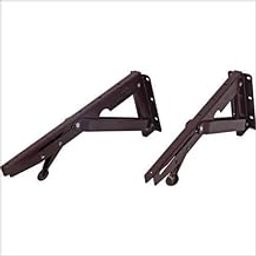 Premium Heavy Duty 375mm/ 15" Foldable Multipurpose Bracket with Fittings for fold Down Table or fold Down Racks (2 pcs Set)-picture-11