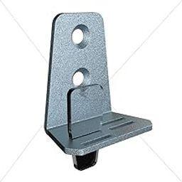 ÉTALAGE Display Systems - klic clak-Step, 100 Pcs L Shape Bracket/Clamp Accessories for Ceramic Tile Display System/Stand/Rack on Board or Wall, MS Iron ZINC Coated (Silver) (Silver)-5