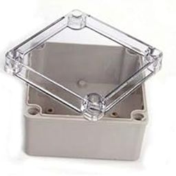 Grey ABS Junction Box Universal Project, 7x7x4 & 11x11x5, Waterproof, Includes Box, Grommets, Screws-15