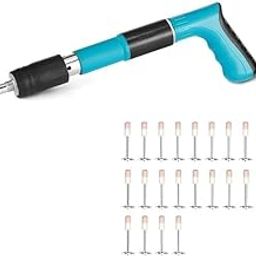 PRAYAN ENTERPRISE Manual Steel Nail Gun,Nail Wall Fastening Tool Concrete Steel Nails Fastening Rivet Tool with 6 Mm 20 Pcs Nails,Wire Slotting Device,Wall Fastener Household Woodworking Accessories-image-15