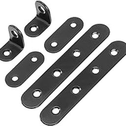 OKUMEYR 24pcs Stainless Steel Corner Brace Furniture Thickened Brackets for Shelves Wall Support and Home Decor Easy to Install-image-1