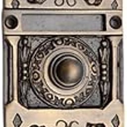 Adonai Hardware "Nehushtan" Decorative Brass Bell Push (Antique Brass)-17