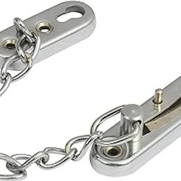 Door Chain Lock, Door Safety Chain, Door Security Guard, Front Door Chain, for Safe and Door Stopper Secure Home (MS Chrome Polished)-19