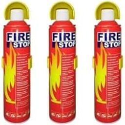VOILA Fire Extinguisher for Car & Home (500ml), Portable, Compact & Easy to Use, Includes Mounting Stand, Ideal for Car, Taxi, Auto, Vehicle, Home, Office, for Non-Electrical Fire (Pack of 3)-5