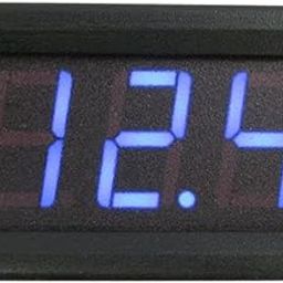 LOOM TREE 3 Wire Digital Display Volt Voltage Meter Voltmeter Car Motor 0.56'' Blue-9