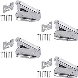 RAB Push to Open Catcher, Touch Release Lock Spring Loaded Latch for Kitchen Cabinet, Cupboard, Wardrobe Door (Code- Stopper Stapler, Size- 2.5 inch, Pack of 4 PCS)-image-98