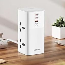 70W USB-C Power Strip, 2 Type-C Ports, 1 USB-A Port, 200cm Extension Cord, Fast Charging-7