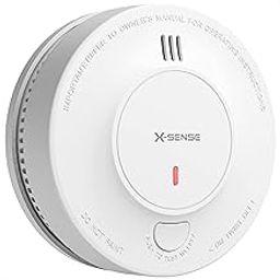 X-Sense Smoke Alarm, 10-Year Battery Fire Alarm Smoke Detector with LED Indicator & Silence Button, SD2J0AX-image-48