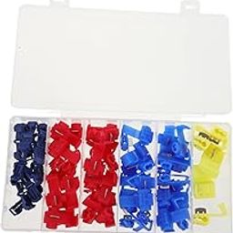 BRIGHTFUFU 65pcs Quick Splice Wire Connectors Kit Insulated Wire Tap Connectors for Easy Electrical Wiring Secure and for Various Applications-image-61