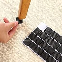 ZIBUYU® 16 Pieces Furniture Grippers Chair Leg Pads Self Adhesive Rubber Chair Feet- Anti Scratches Furniture Pads for Hardwood Floors-image-54