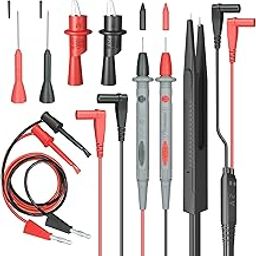 Electrical Multimeter Test Leads Set with Alligator Clips Test Hook Test Probes Lead Professional Kit 1000V 10A CAT.II-image-18