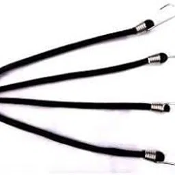 Goodluck Luggage Double Elastic Bike Scooty Rope Bungee Cord Utility Rope, Pack of 1, Black-picture-0
