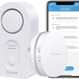 Govee WiFi Water Sensor, 100dB Adjustable Audio Alarm and Smart App Alerts, Leak and Drip Alert with Email, for Home, Basement-11