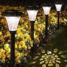 LAMTREE Solar Pathway Lights,6 Pack Solar Lights Outdoor Waterproof,Outdoor Solar Lights for Yard,Lawn,Patios, Garden,Landscape,Walkway,Driveway-image-20