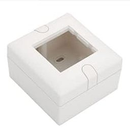 Eco-Friendly High Durability Plastic Modular Surface Gang Box Module 2 (White)-image-11