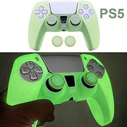 New World Glow in The Dark Silicon cover for PS5 Playstation 5 controller,Glow in The Dark Protective Case Sleeve for Sony Playstation 5 DualSense Controller-12