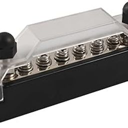 BNF®Bus Bars 150A Bus Bar Block with Cover Heavy Duty Fit for Car Automotive|Business & Industrial | Electrical & Test Equipment |1 Set 6 Terminal Bus Bar-image-40