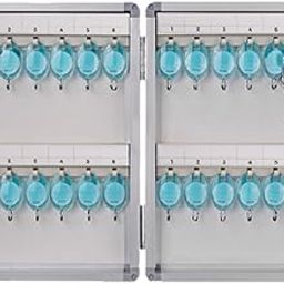LOOM TREE® Wall Mounted Key Box Water and Fire Resistant Heavy Duty 24/32/48Keys Holder Small | Facility Maintenance & Safety | Access Control Equipment | Lock Boxes-13