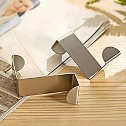 TREXEE (Pack of 4 Over The Door 2 Hooks Home Bathroom Organizer Rack Clothes Coat Hat Towel Hanger Door Hangers for Clothes Hooks in The Bathroom (Pack of 4, Silver)-image-97