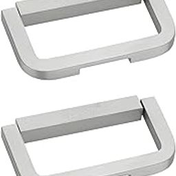 FAST Pk01 Square Solid Stainless Steel 3Inch Furniture Cabinet Drawer Chest Pull Handle And Bed Storage Drawers Box Handles 2Pcs (Ss Silver Matte)-image-36