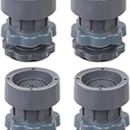 E-COSMOS Refrigerator Stand, Washing Machine Stand,Furniture Base Stand, Fridge Stands for Single Door and Double Door (Pack of 4) (Grey), Medium (Adjustment Pad)-image-57
