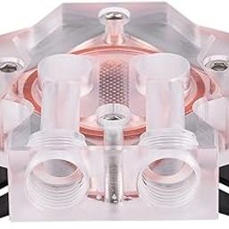 GPU Water Block, Red Copper Water Cooling Block Anti Oxidization Exquisite Craftsmanship Stainless Steel for Computer PC GPU-16