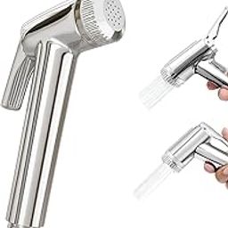 MesterBath Health Faucet Gun for Bathroom – ABS Heavy Duty Jet Spray, Handheld Bidet Spray, Toilet Jet Spray Gun – Durable Bathroom Hand Shower Jet Cleaner (Chrome)-image-28