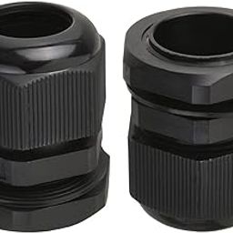 Waterproof Plastic PG21 Cable Glands Joints Adjustable Connector Black for 13-18mm Dia Cable,Aicosineg-picture-5