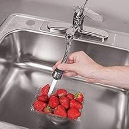 COSWARE Faucet 360 Rotate Flexible Kitchen Water Sink Tap Nozzle | Silver (Pack of 1)-31